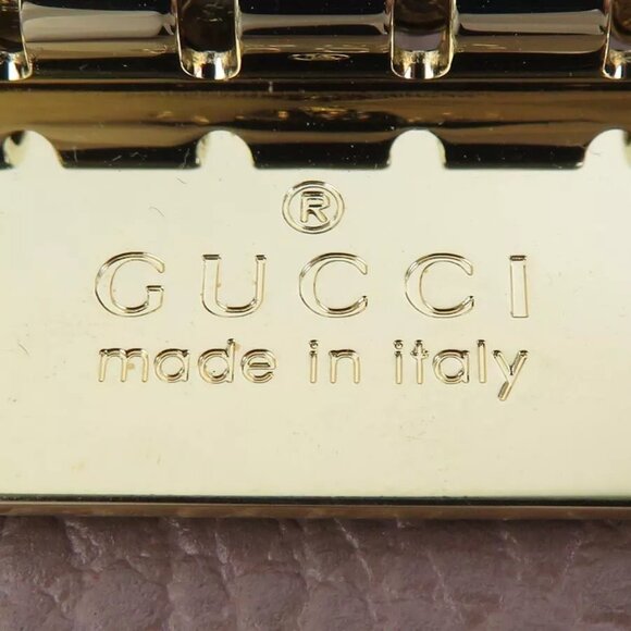 Auth GUCCI GG Marmont Key Case Pink/Brown PGG Supreme Canvas/Leather - h30848f - Picture 5 of 8